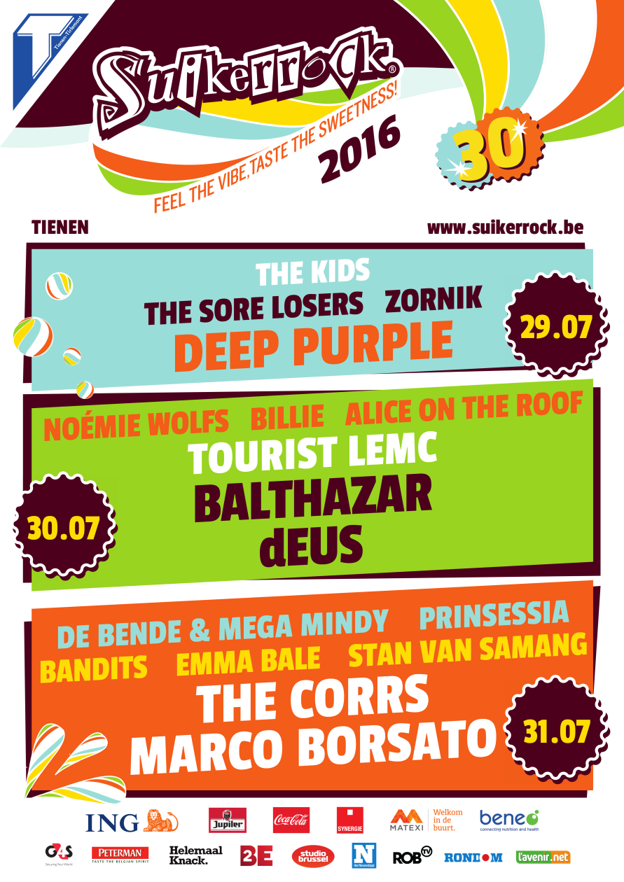 Affiche van Suikerrock 2016