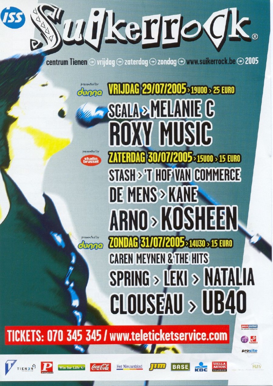 Affiche van Suikerrock 2005