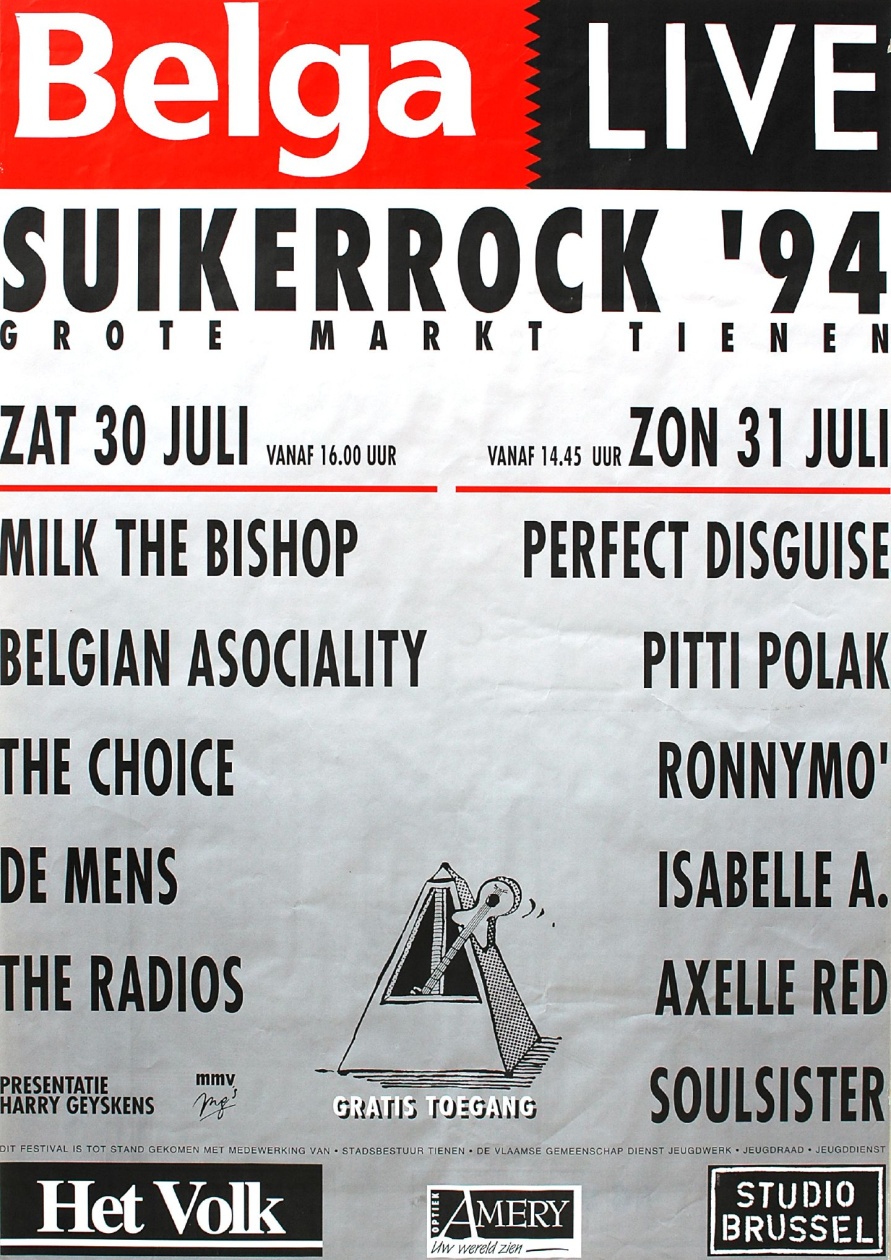 Affiche van Suikerrock 1994