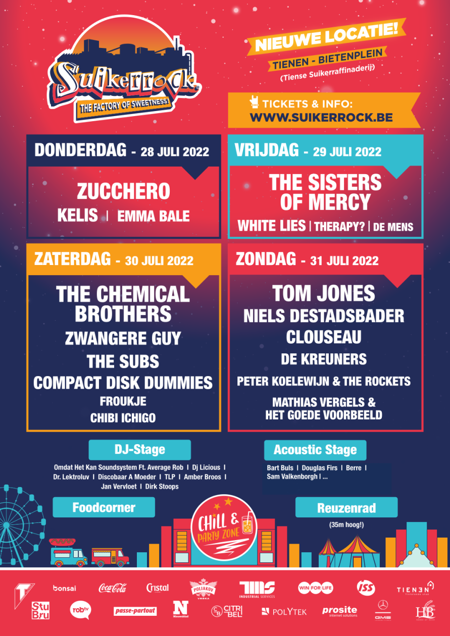 Affiche van Suikerrock 2022