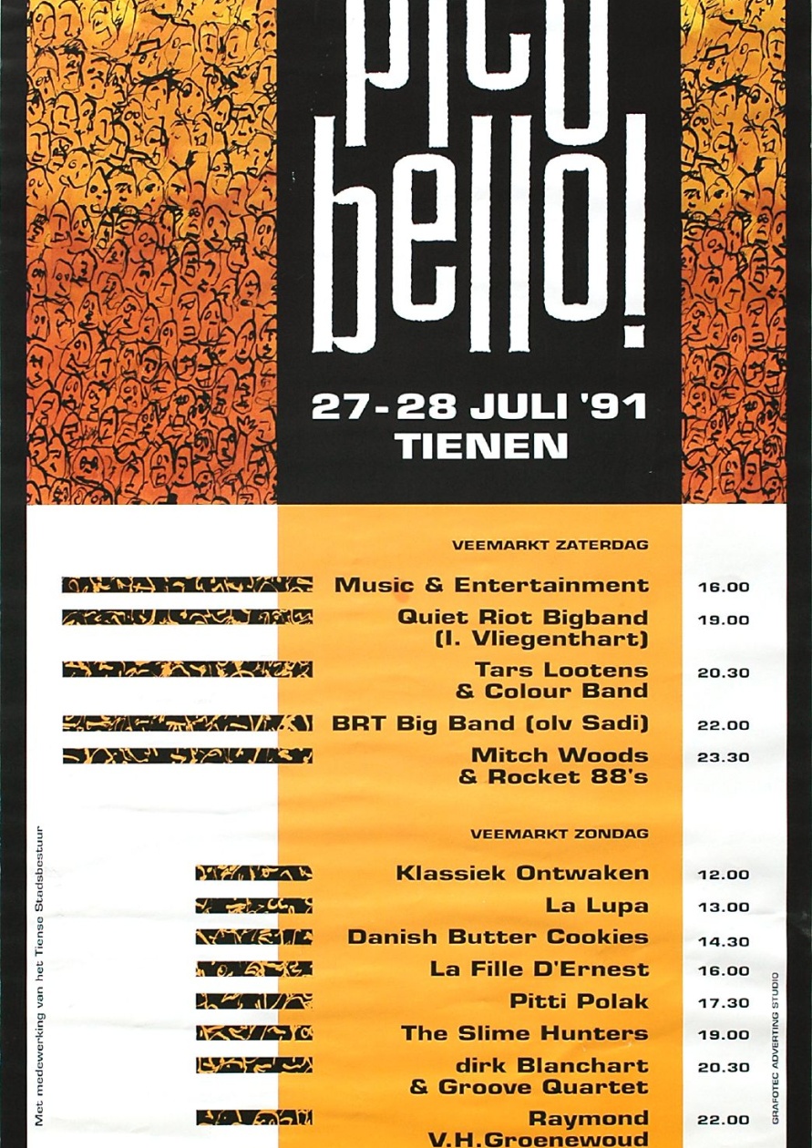Affiche van Suikerrock 1991