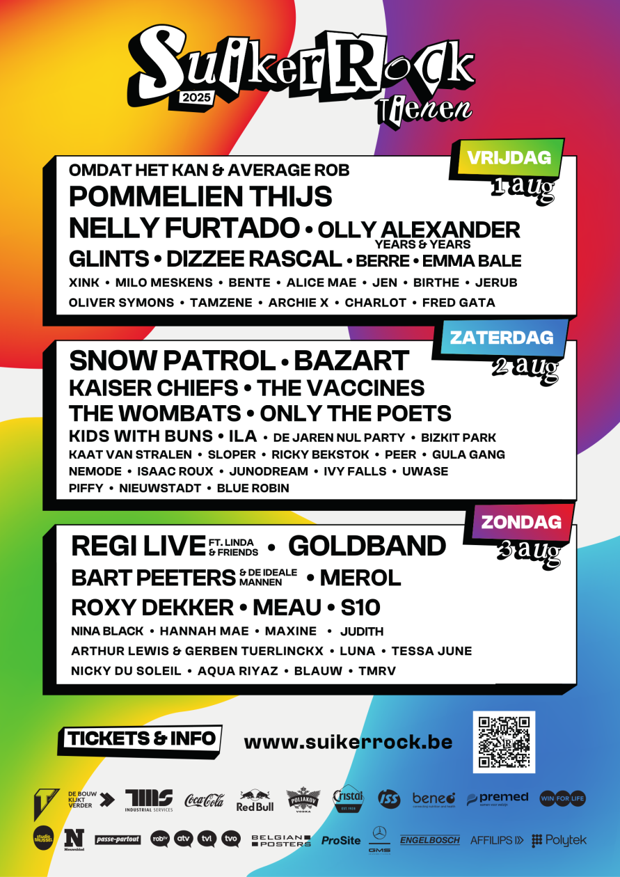 Affiche van Suikerrock 2025