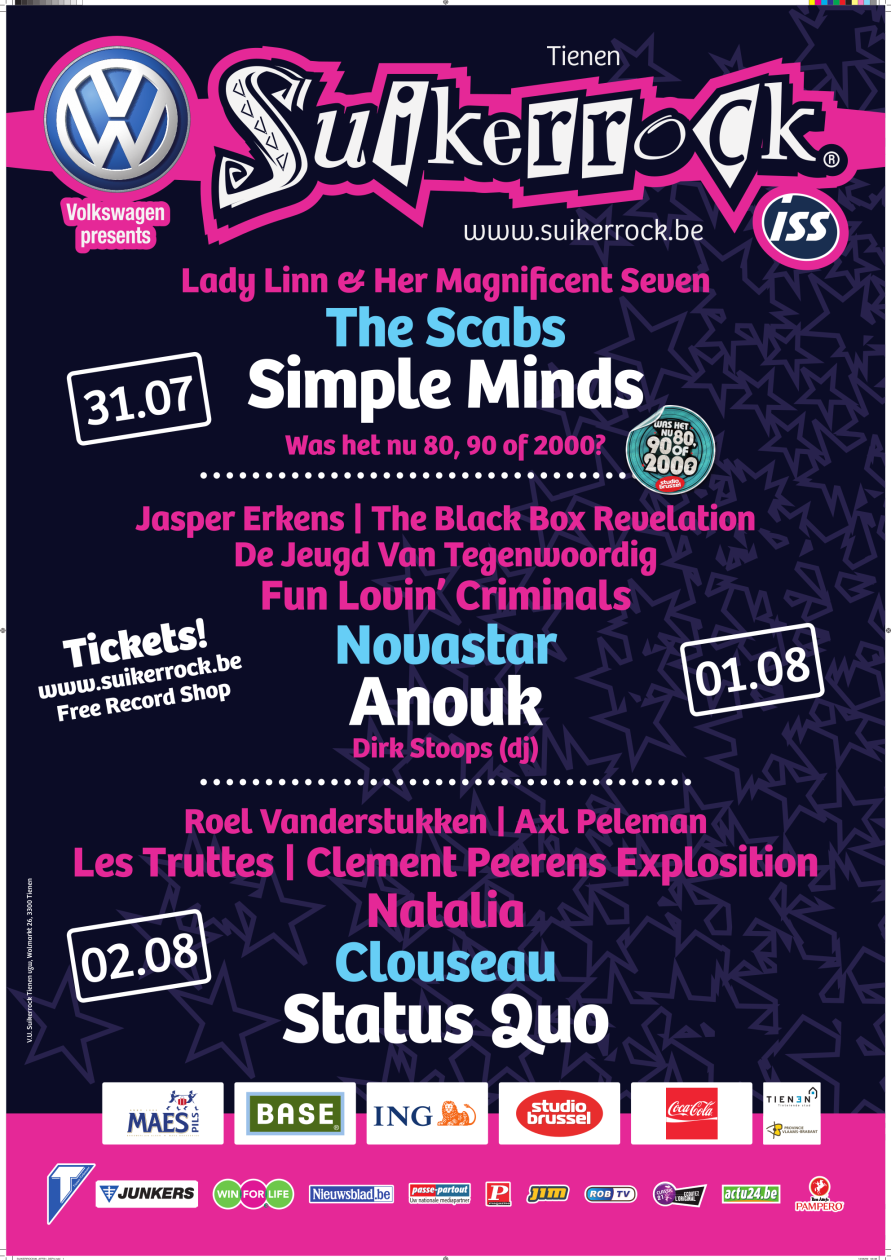 Affiche van Suikerrock 2009