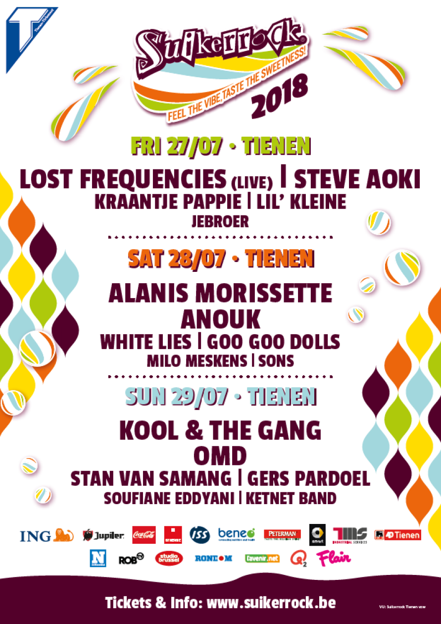 Affiche van Suikerrock 2018